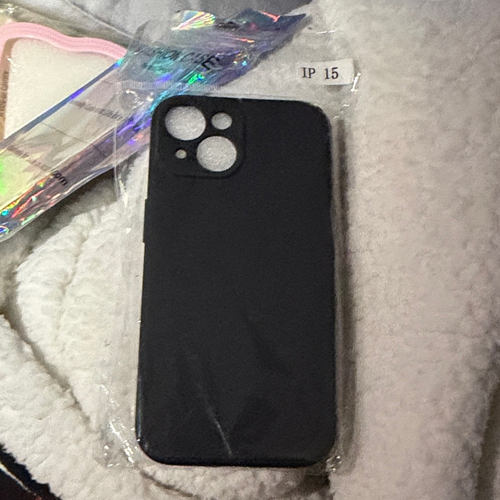 Black Phone Case for IP 15